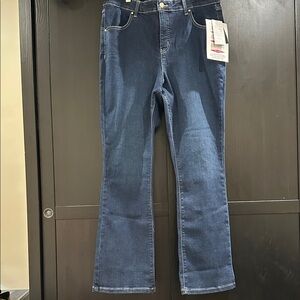 🆕 Women with Control Dark Blue Straight Leg Jeans